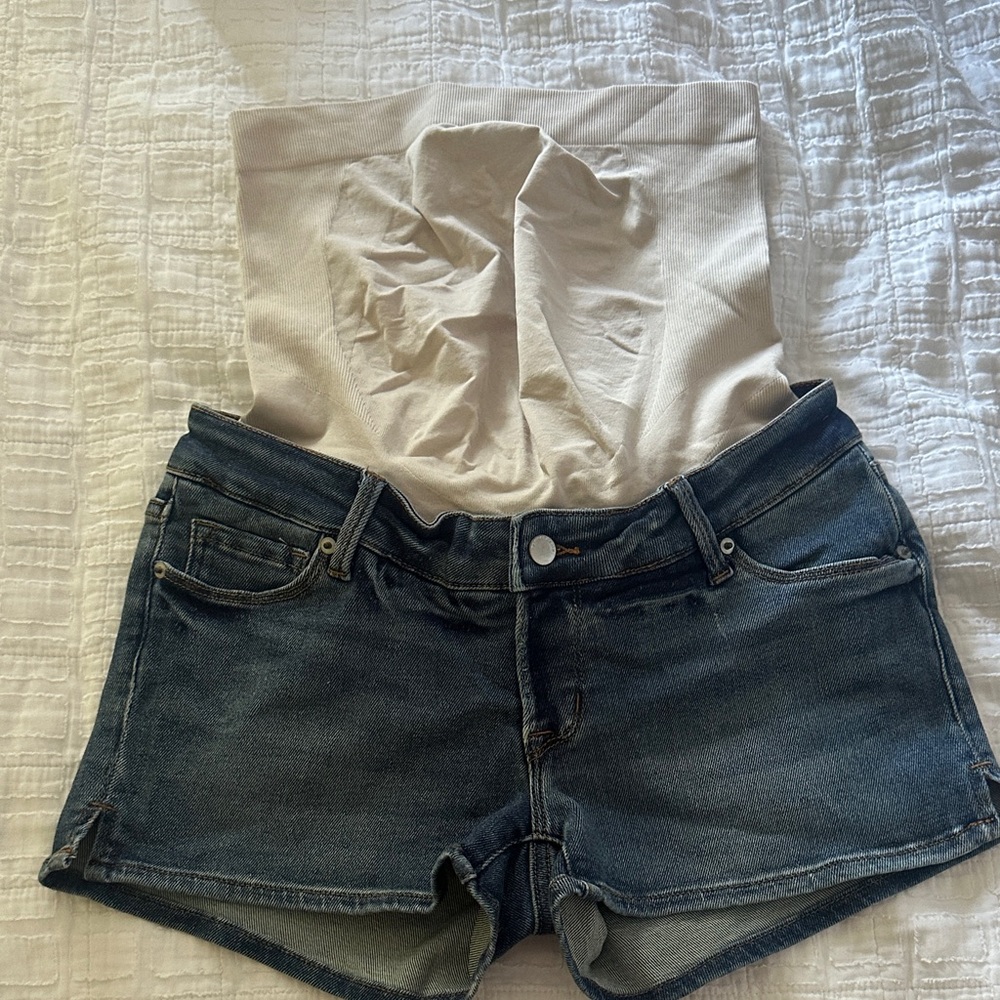 BLANQI Denim Maternity Shorts